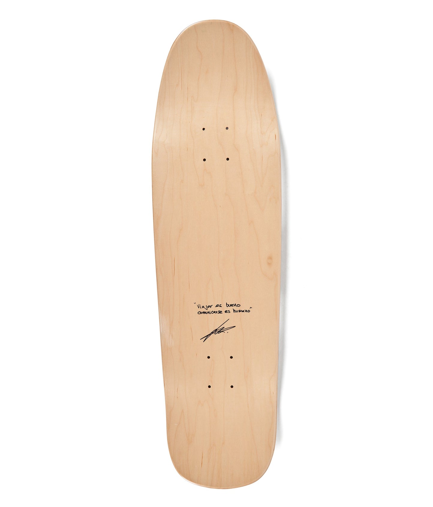 Old school "Rocket" 9" skateboard deck + includes artwork as a gift